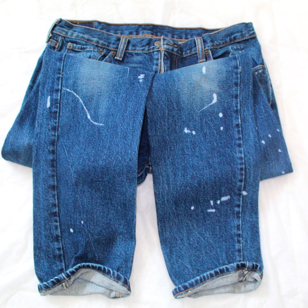 Levi’s 511 Paint Splattered Jeans Size 33 x 32